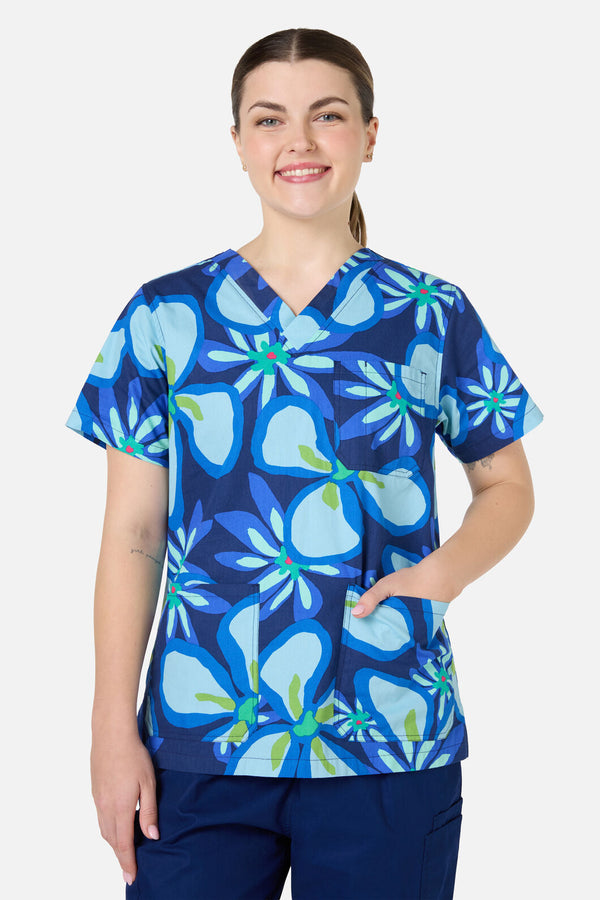 Gorman NZ - Florita Top & Pant scrub set - navy