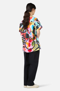 Gorman NZ - Licorice Top & Pant scrub set - multi