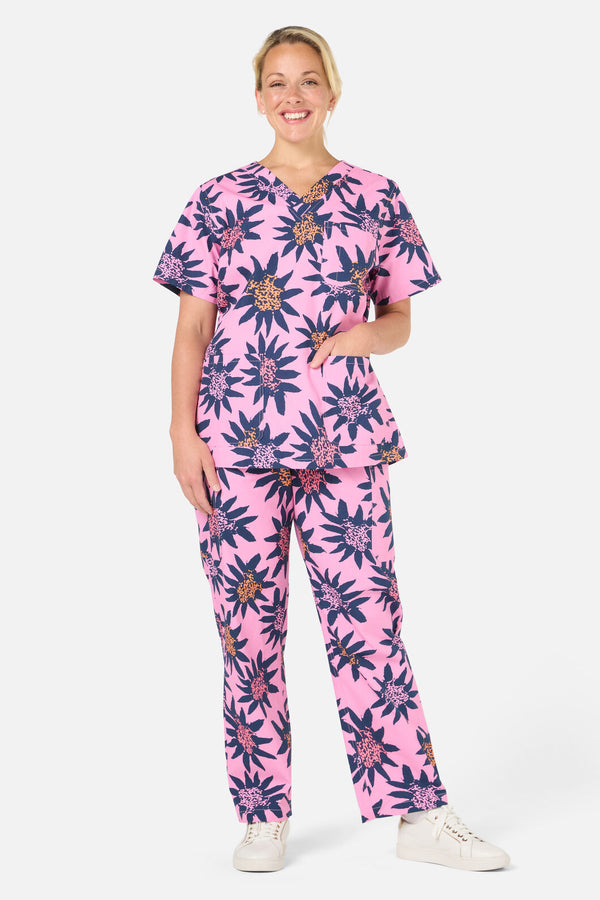 Gorman NZ - Funflower scrub set - pink