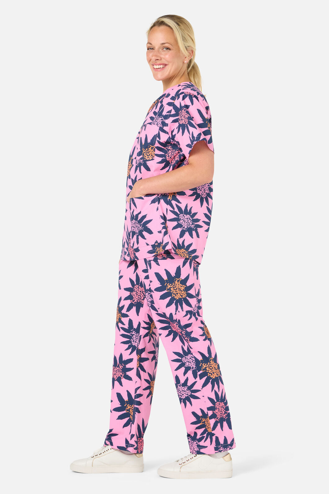 Gorman NZ - Funflower scrub set - pink