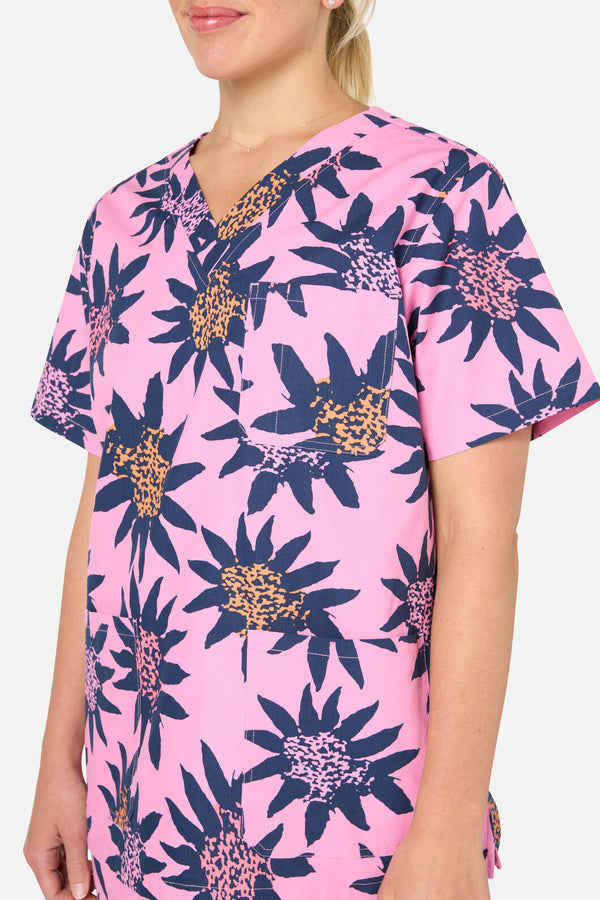 Gorman NZ - Funflower scrub set - pink