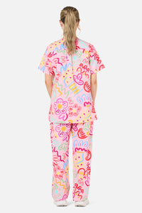 Gorman NZ - Holiday scrub set - pink