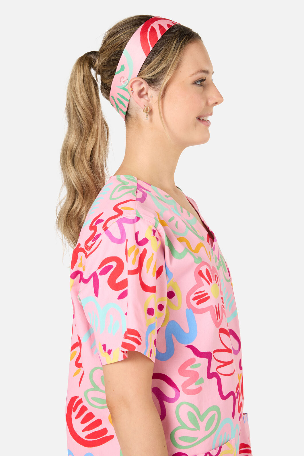 Gorman NZ - Holiday scrub Headband - pink