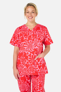 Gorman NZ - Painted Love scrub set - red