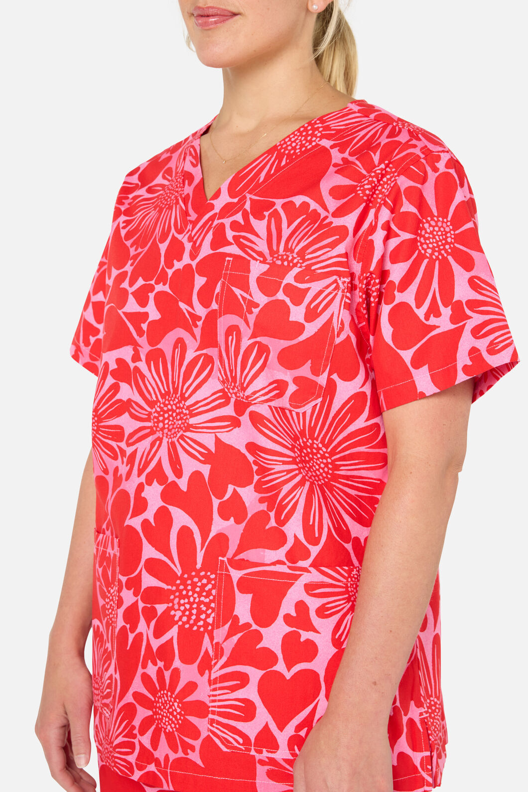 Gorman NZ - Painted Love scrub set - red