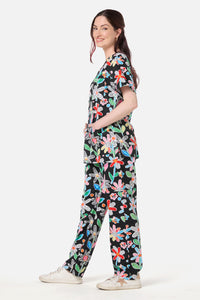Gorman NZ - Floral Play scrub set - black