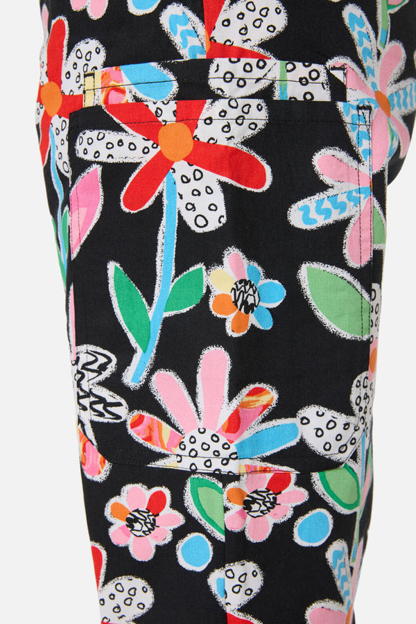 Gorman NZ - Floral Play scrub set - black