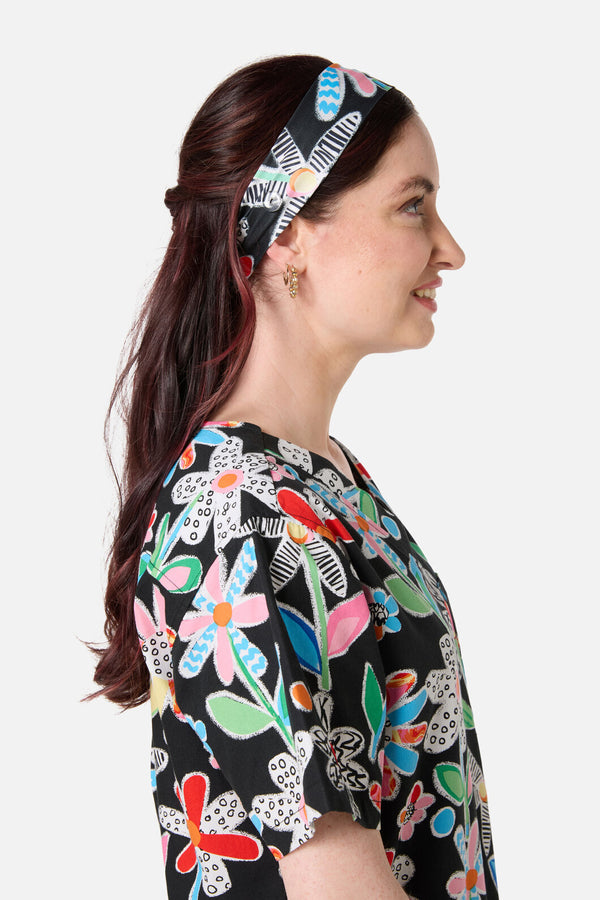 Gorman NZ - Floral Play Headband - black