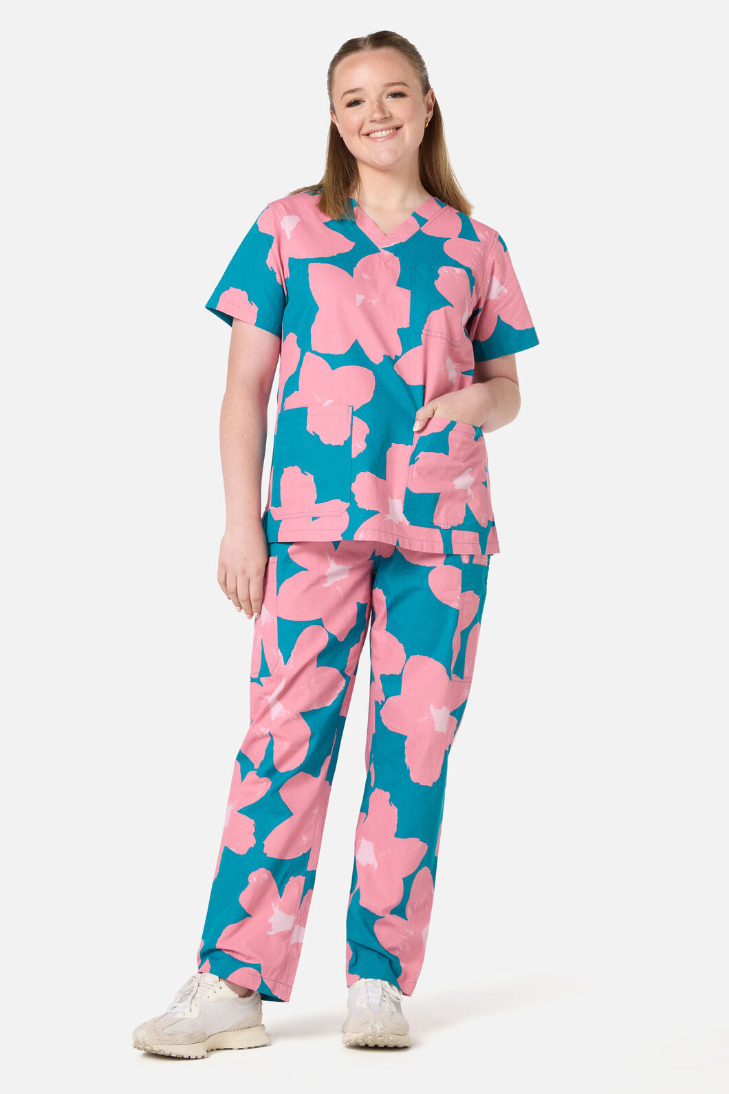 Gorman NZ - Green Poppy scrub set - green