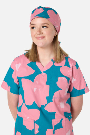 Gorman NZ - Green Poppy scrub hat - green