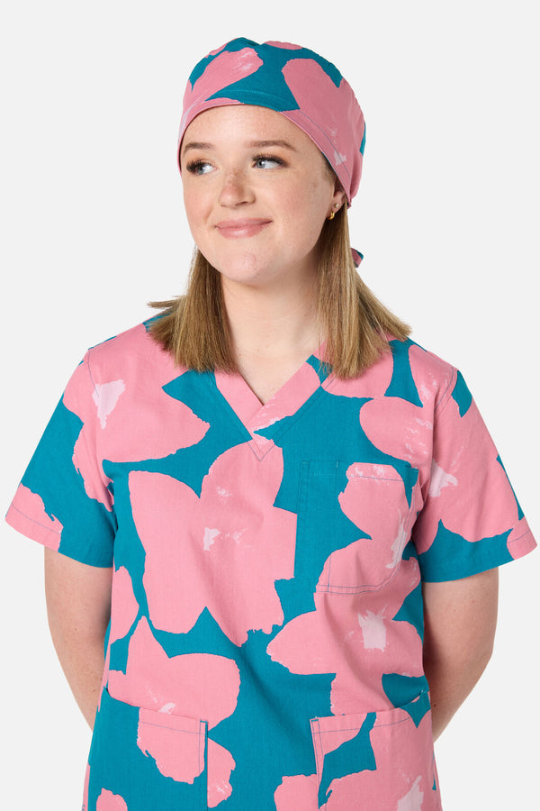 Gorman NZ - Green Poppy scrub hat - green