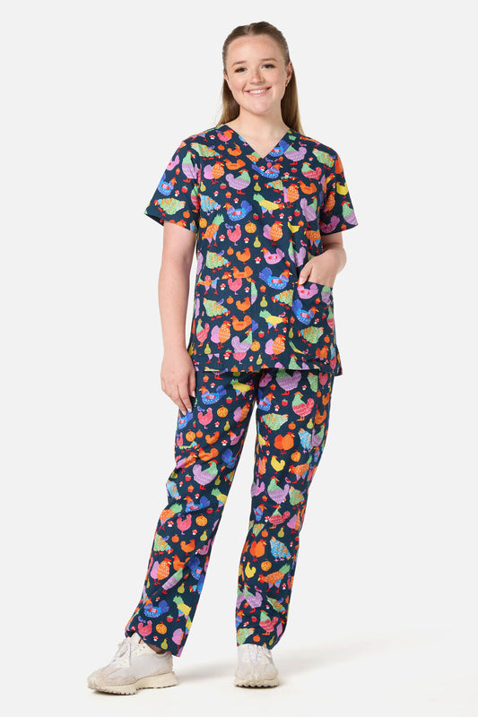Gorman NZ - Hen Hen scrub set - navy