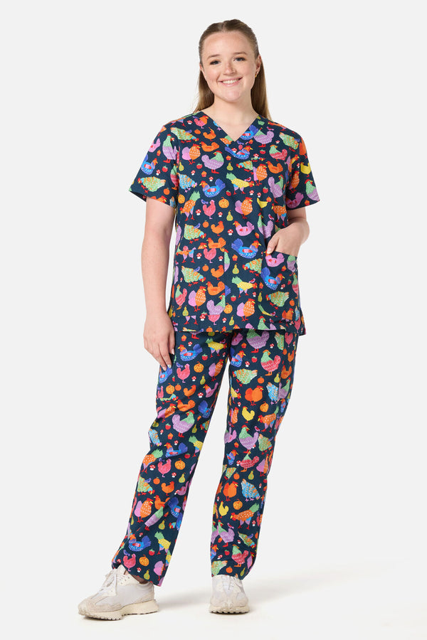 Gorman NZ - Hen Hen scrub set - navy