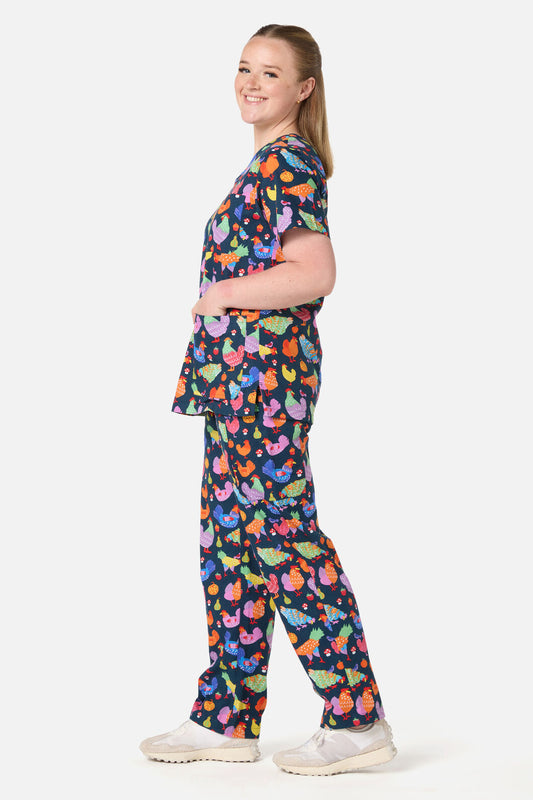Gorman NZ - Hen Hen scrub set - navy