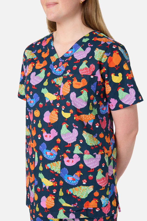 Gorman NZ - Hen Hen scrub set - navy