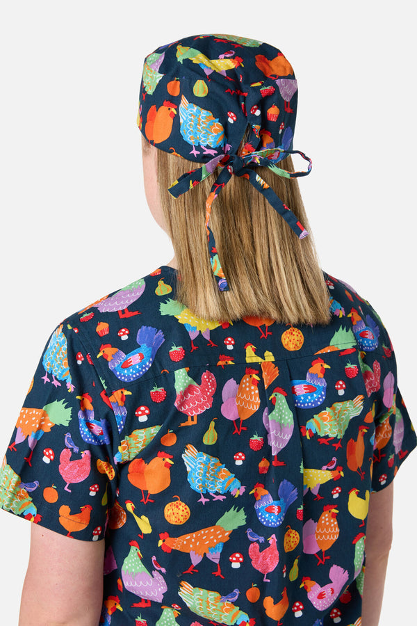 Gorman NZ - Hen Hen scrub hat - navy