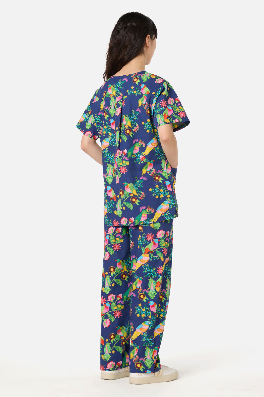 Gorman NZ - Party Parrots scrub set - navy