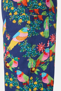 Gorman NZ - Party Parrots scrub set - navy
