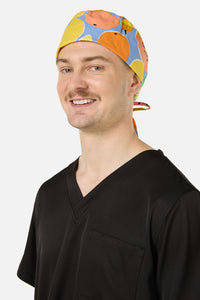 Gorman NZ - Fruit Salad scrub hat - blue