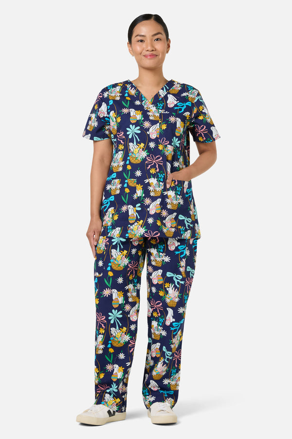 Gorman NZ - Bunny Basket scrub set - navy