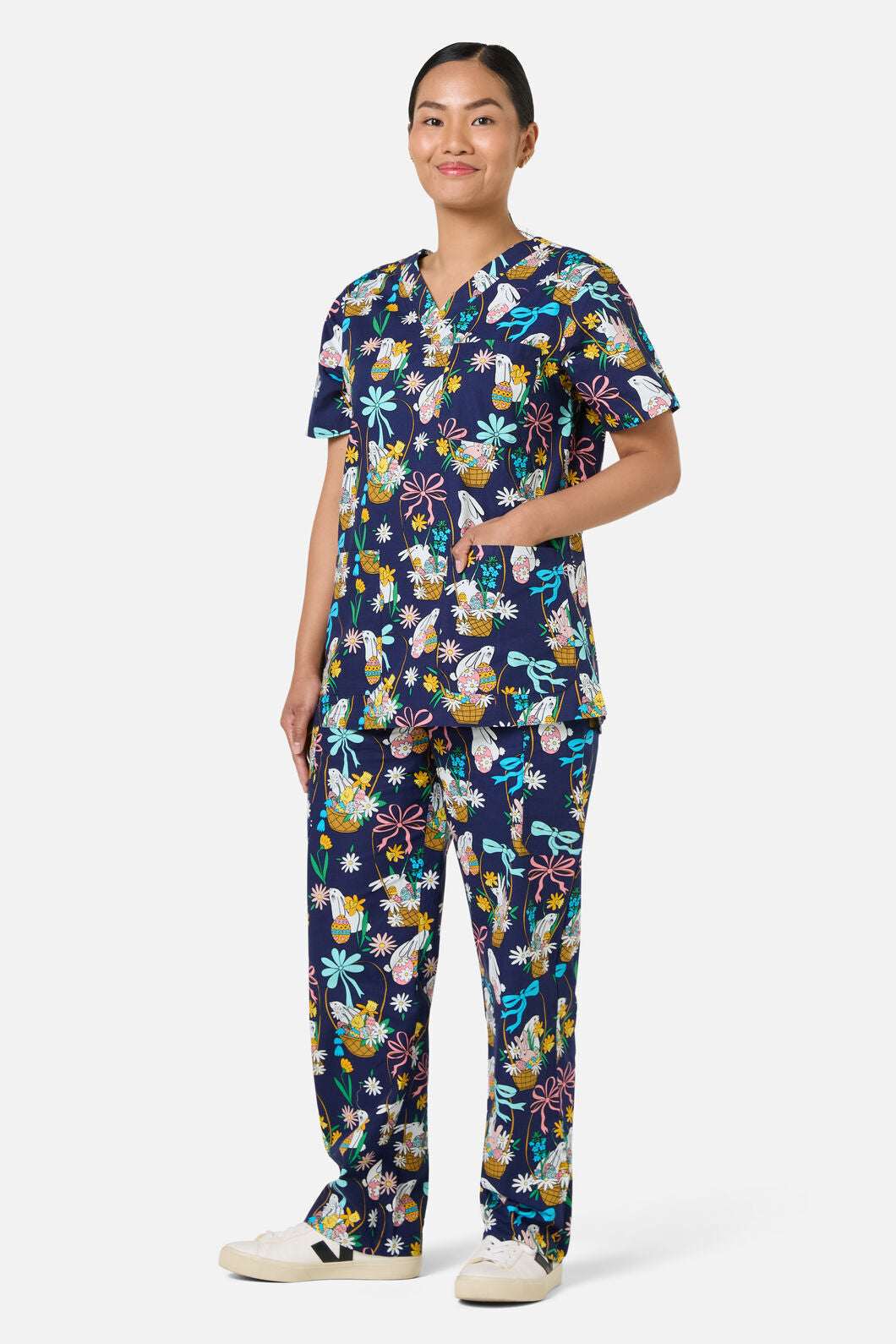 Gorman NZ - Bunny Basket scrub set - navy