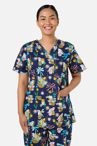 Gorman NZ - Bunny Basket scrub set - navy