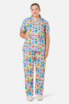 Gorman NZ - Framed Tulip scrub set - multi