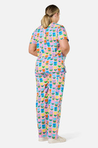 Gorman NZ - Framed Tulip scrub set - multi