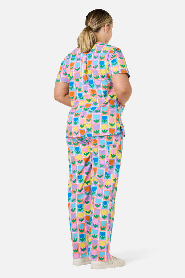 Gorman NZ - Framed Tulip scrub set - multi
