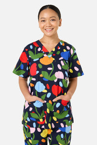 Gorman NZ - Confetti Tulip scub set - navy