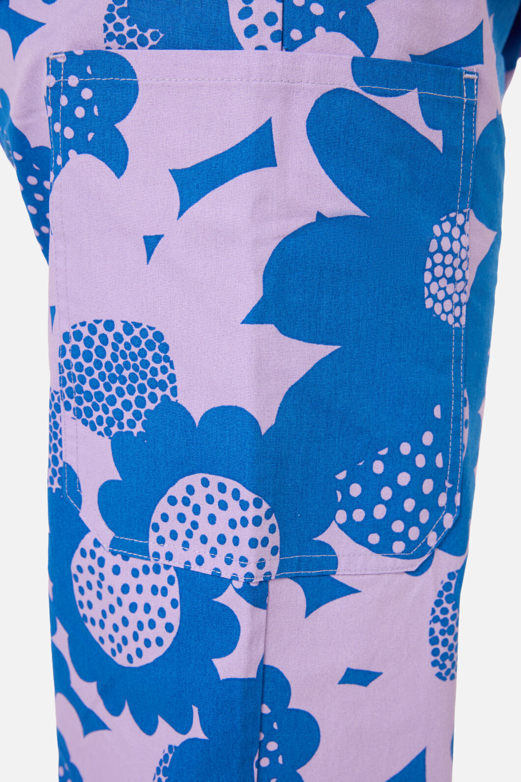 Gorman NZ - Jumbo Flowers scrub set - blue