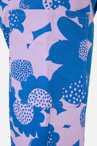 Gorman NZ - Jumbo Flowers scrub set - blue