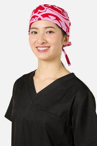 Gorman NZ - Queen Of Hearts Scrub Hat - pink