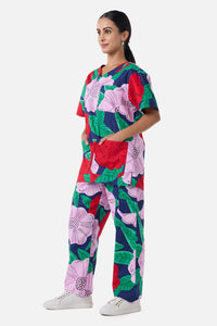 Gorman NZ - Camellia floral scrub set - navy