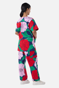 Gorman NZ - Camellia floral scrub set - navy