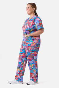 Gorman NZ - Kimono Collage scrub set - multi
