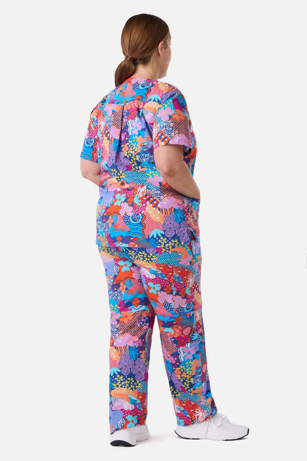 Gorman NZ - Kimono Collage scrub set - multi