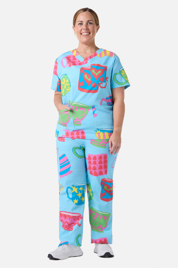 Gorman NZ - Tea Break scrub set - blue