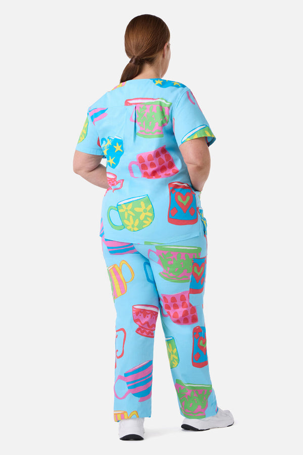 Gorman NZ - Tea Break scrub set - blue