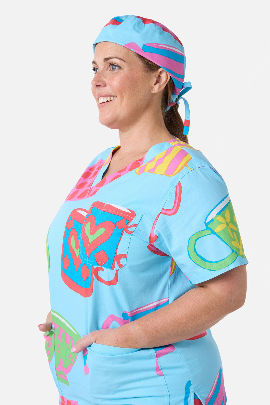 Gorman NZ - Tea Break scrub hat - blue