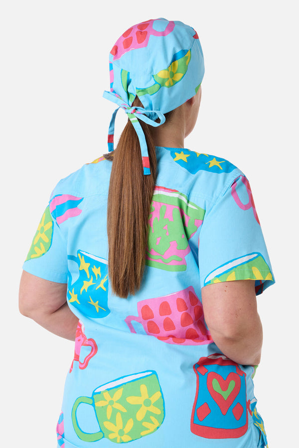 Gorman NZ - Tea Break scrub hat - blue