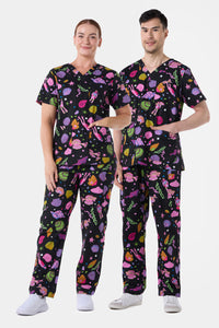 Gorman NZ - Deep Dive scrub set - black