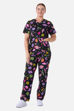 Gorman NZ - Deep Dive Scrub Set - black
