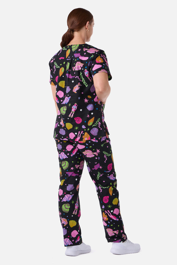 Gorman NZ - Deep Dive scrub set - black