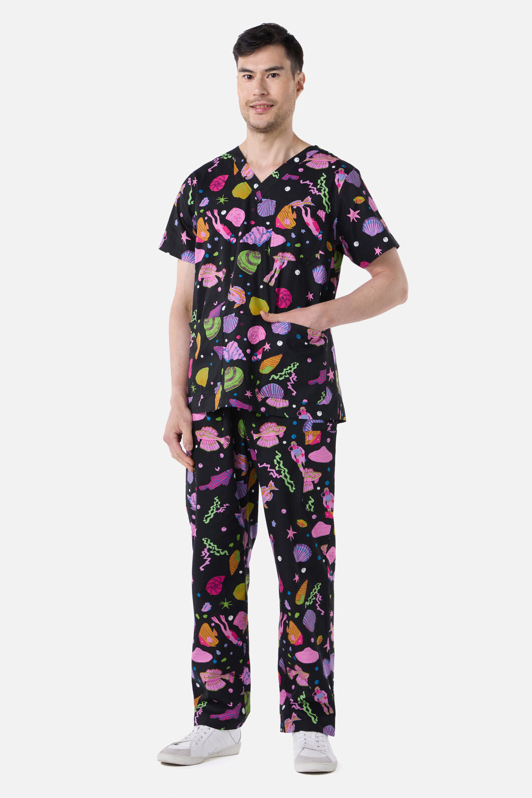Gorman NZ - Deep Dive scrub set - black