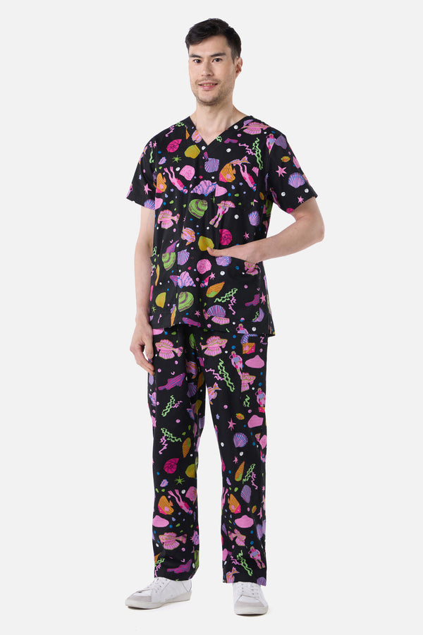 Gorman NZ - Deep Dive scrub set - black