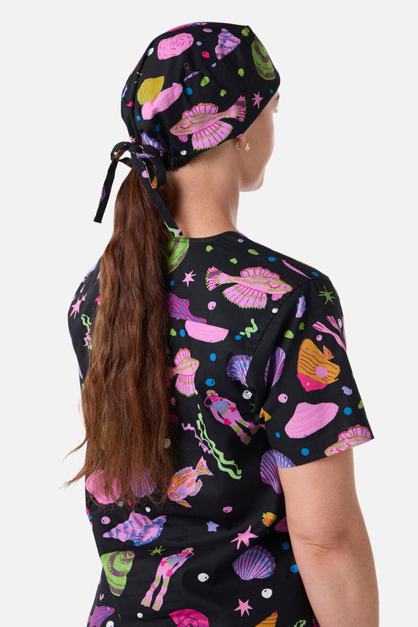 Gorman NZ - Deep Dive scrub hat - black