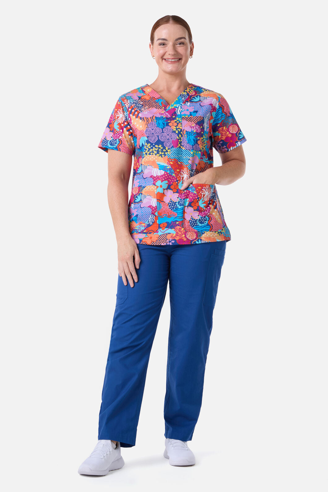 Gorman NZ - Collage Scrub top & pant set - navy