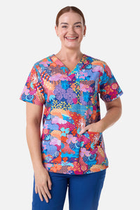 Gorman NZ - Collage Scrub top & pant set - navy