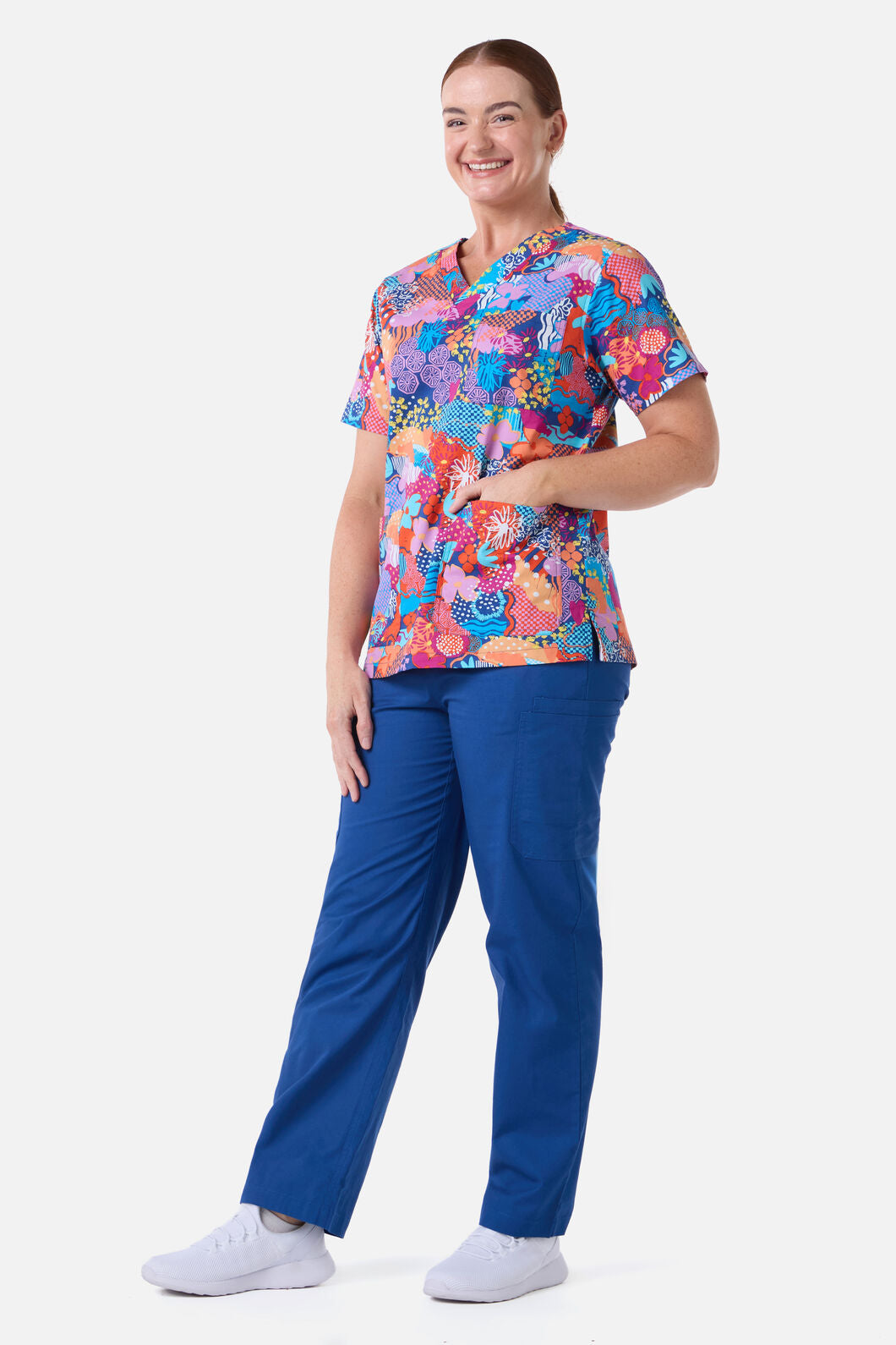 Gorman NZ - Collage Scrub top & pant set - navy